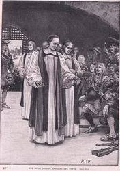 De sju biskoparna går in i tornet 1688 e.Kr
